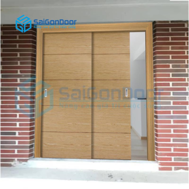 Báo giá cửa lùa gỗ 2 cánh tại quận Tân Bình